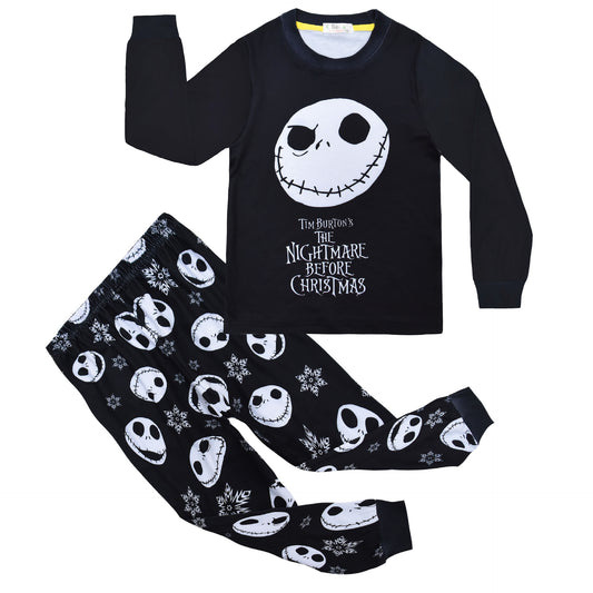 🇬🇧Kids PJs Skeleton Nightmare Halloween Christmas