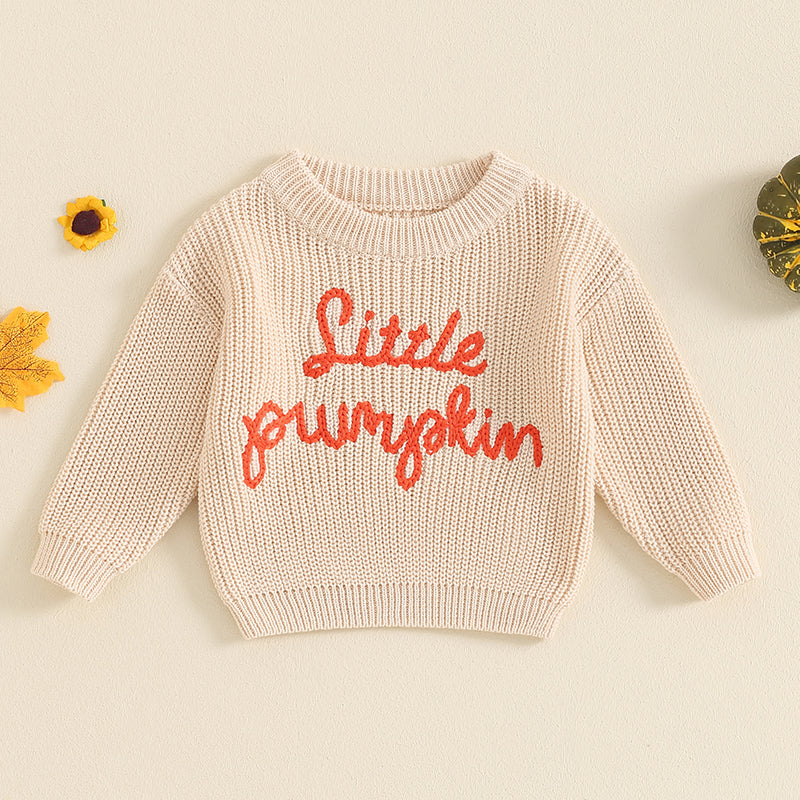 🇬🇧Kids Knit Sweater Halloween - Little Pumpkin