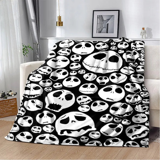 🇬🇧Skeleton Nightmare Halloween Christmas Blanket - 3 Sizes