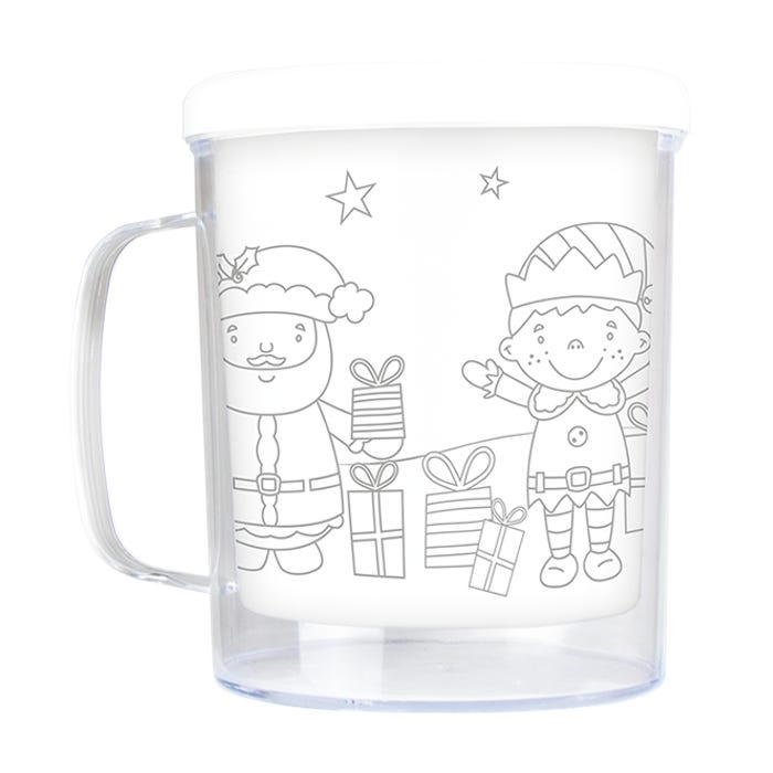 🇬🇧Christmas Craft Colour Your Own Mug