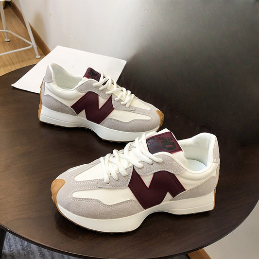 🇬🇧N Runner Trainers - Burgundy