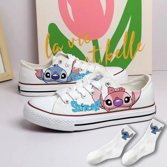 🇬🇧Low Top Canvas Cartoon Pumps - 2 Colours