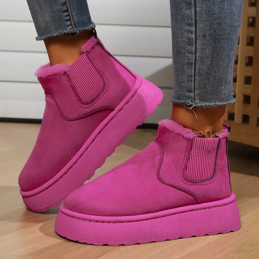 🇬🇧Fluffy Winter Boots - Pink