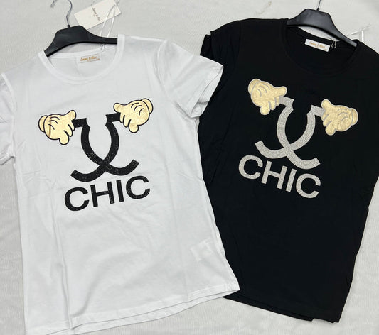 🇬🇧Chic Sparkle T-shirts - 2 Colours