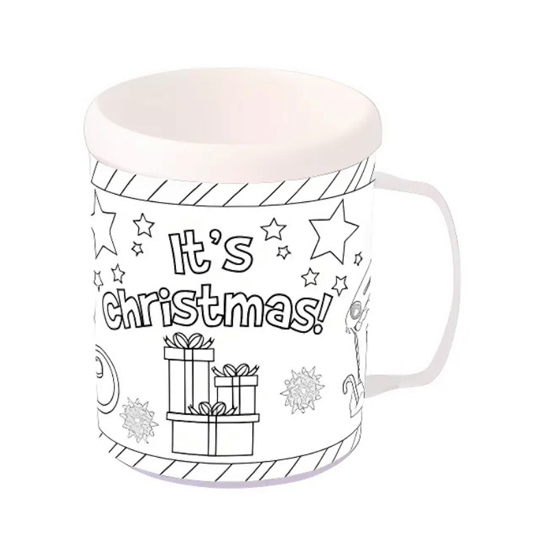 🇬🇧Christmas Colouring Mug