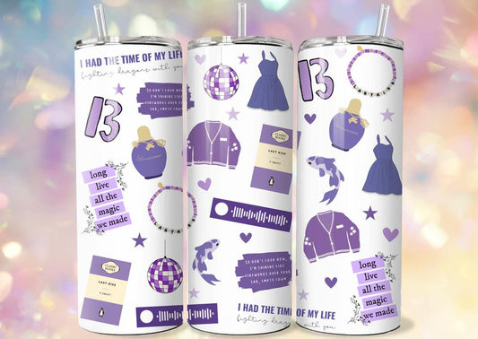 🇬🇧Swiftie Tumbler - 13 Purples