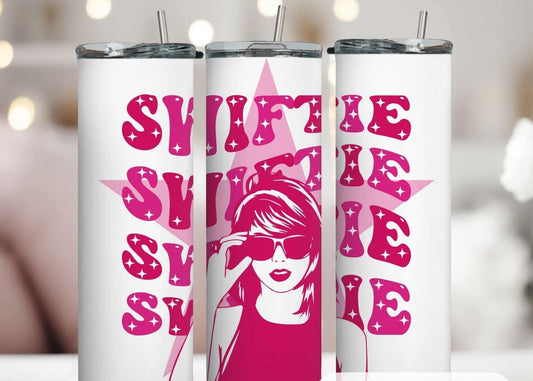 🇬🇧Swiftie Tumbler - Star Pinks