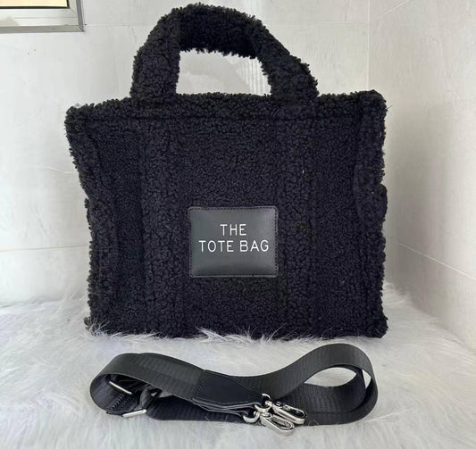 🇬🇧Fleece Tote Bag - Black