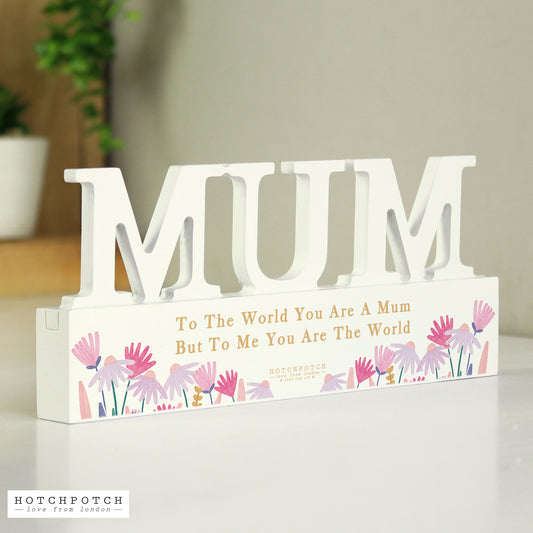 🇬🇧Personalised Wild Flower Mum Ornament