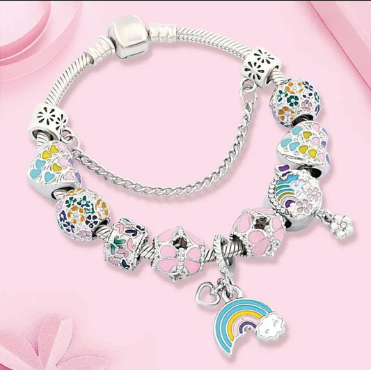 Rainbow Charm Bracelet