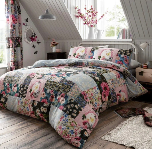 🇬🇧Ellis Multi Patchwork Duvet Set