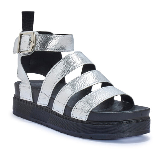 🇬🇧Gladiator Sandals Chunky Platform - Silver