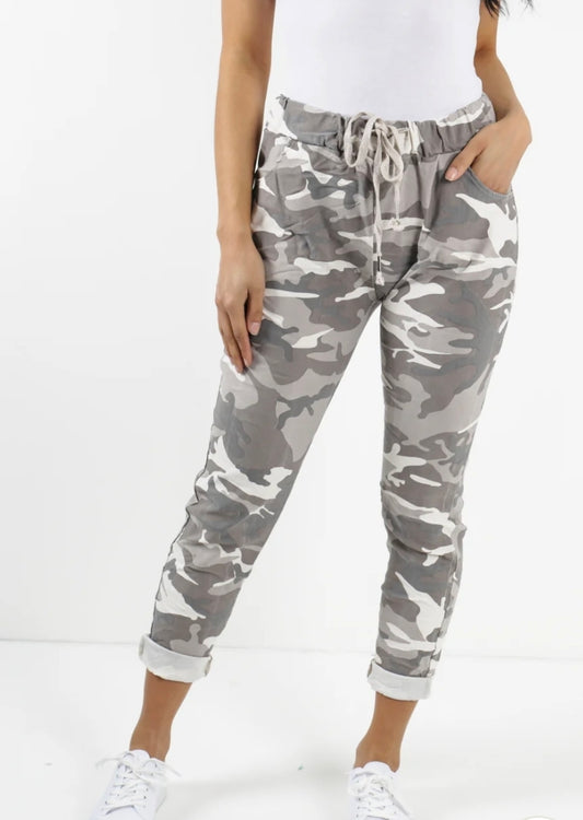 🇬🇧Camo Magic Pants - Beige