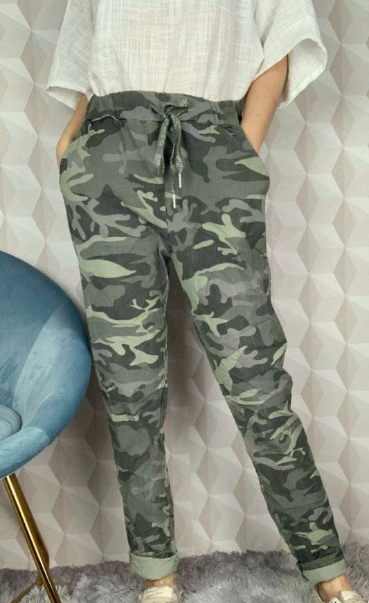 🇬🇧Camo Magic Pants - Khaki