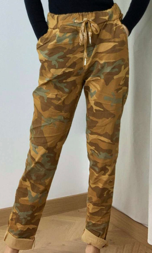 🇬🇧Camo Magic Pants - Mustard