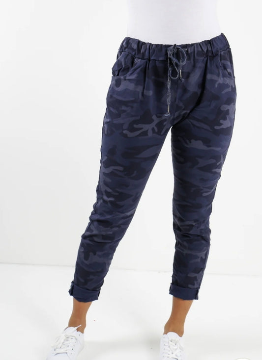 🇬🇧Camo Magic Pants - Navy