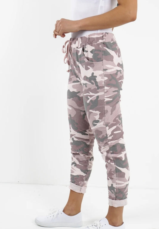 🇬🇧Camo Magic Pants - Pink