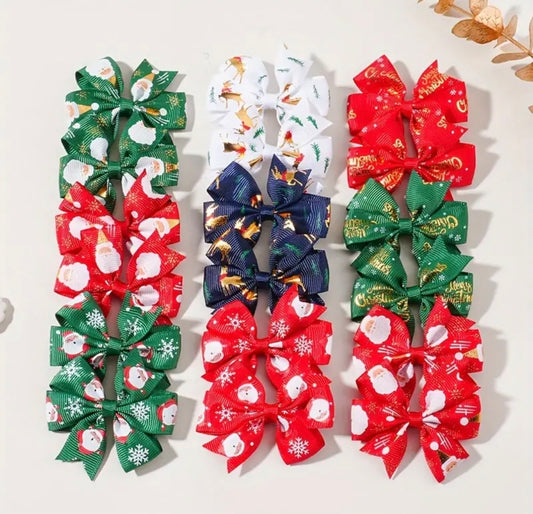 🇬🇧14 Pack Christmas Bows