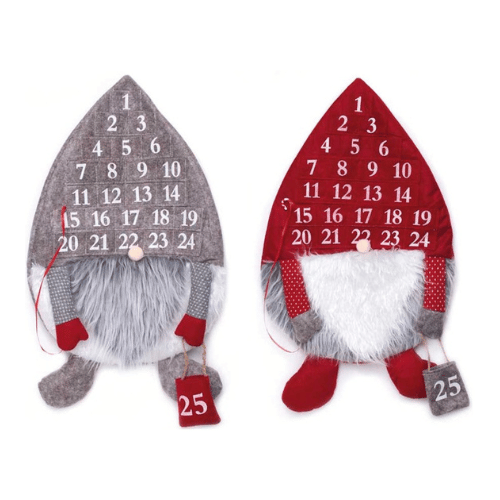 Asst Plush Christmas Gonk Advent Calender