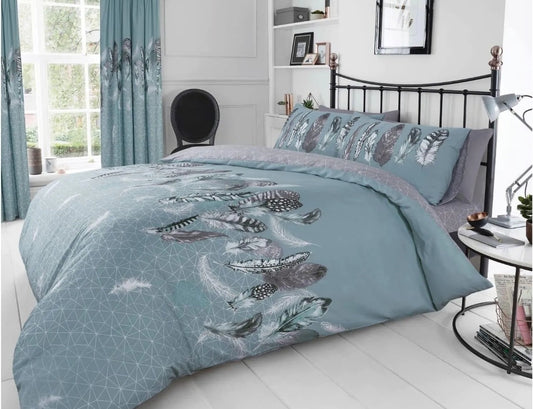 🇬🇧Feathers Bedding - Duck Egg