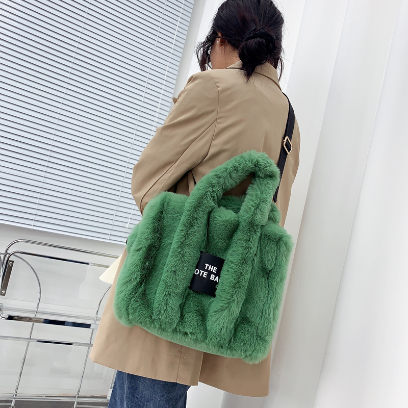 🇬🇧Faux Fur Tote Bag - 9 Colours