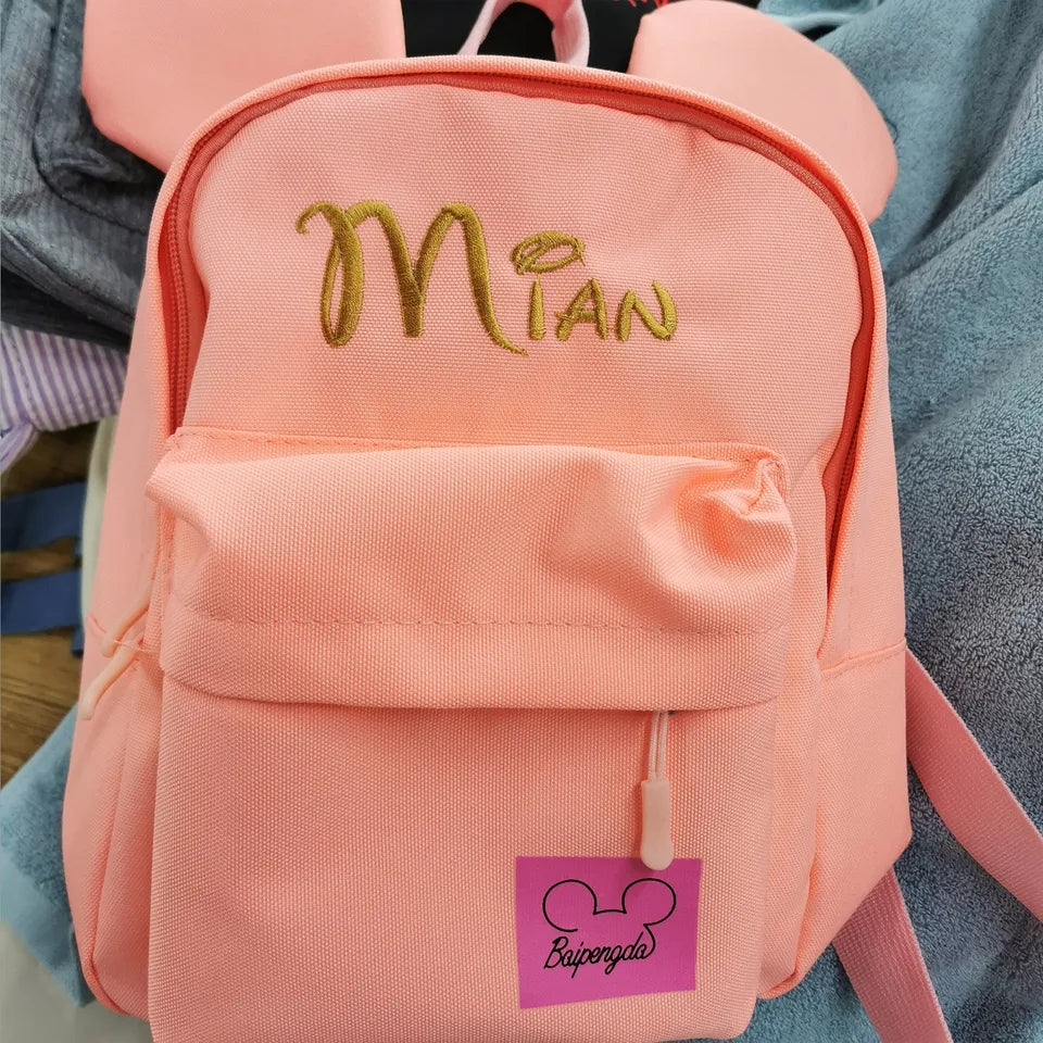 Personalised Mouse Ear Backpack