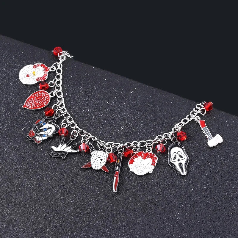 🇬🇧Halloween Horror Theme Charm Bracelet