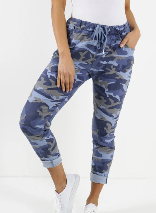 🇬🇧Camo Magic Pants - Denim