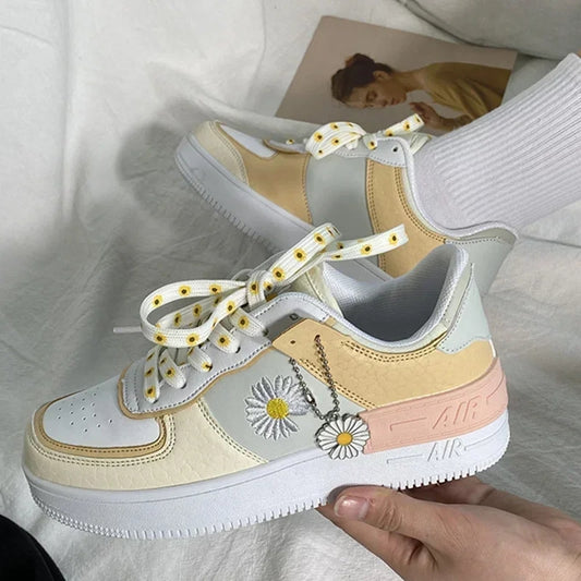 🇬🇧Chunky Daisy Trainers - Yellow