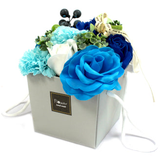 🇬🇧Soap Flower Bouquet - Blue Wedding