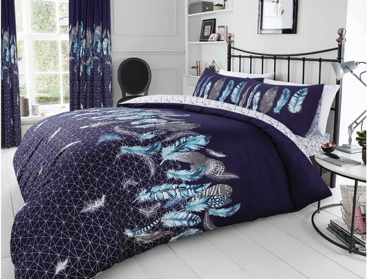 🇬🇧Feathers Bedding - Navy