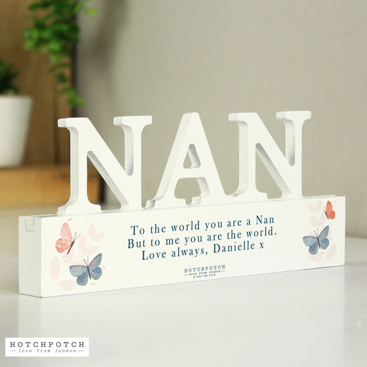 🇬🇧Personalised Butterfly Nan Ornament