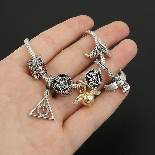 🇬🇧HP Golden Snitch Charm Bracelet