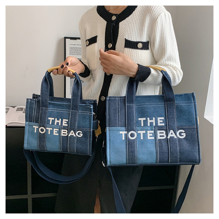 🇬🇧2pc Tote Bag Set - Blue