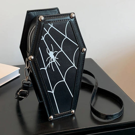 🇬🇧Halloween Spider Coffin Bag - 2 Colours