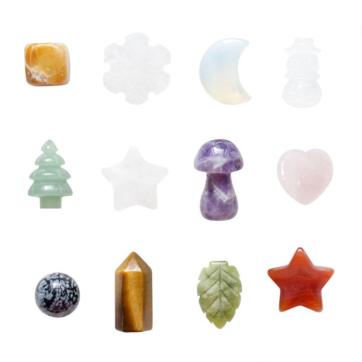 🇬🇧12 Days of Christmas Shaped Crystal Advent Calendar