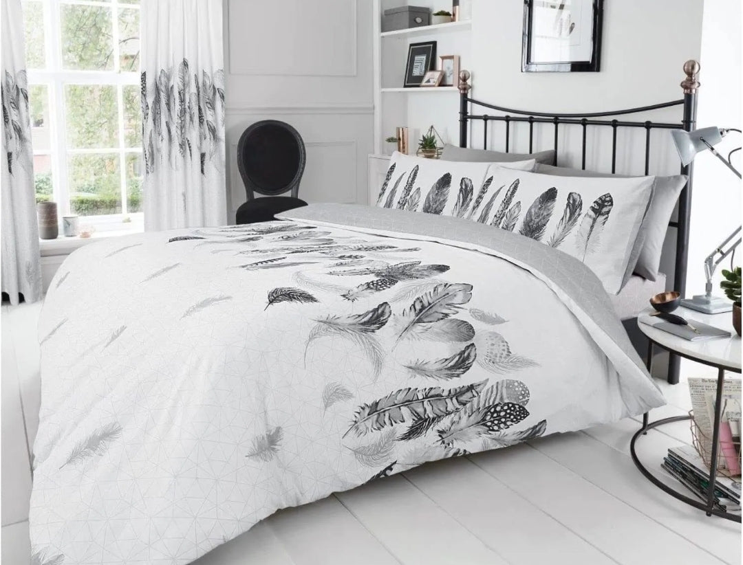 🇬🇧Feathers Bedding - White