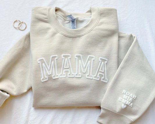 Personalised Mama Foam Print Jumper