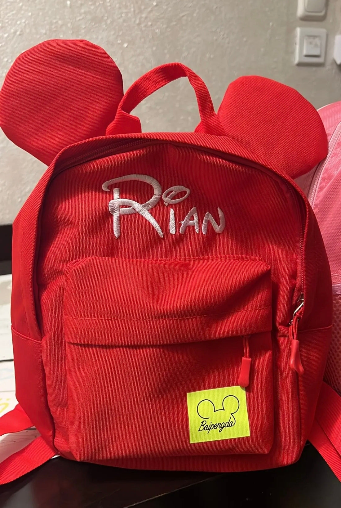 Personalised Mouse Ear Backpack