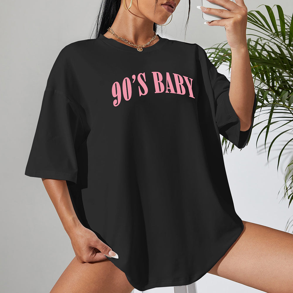 🇬🇧90s Baby Tshirt - Black