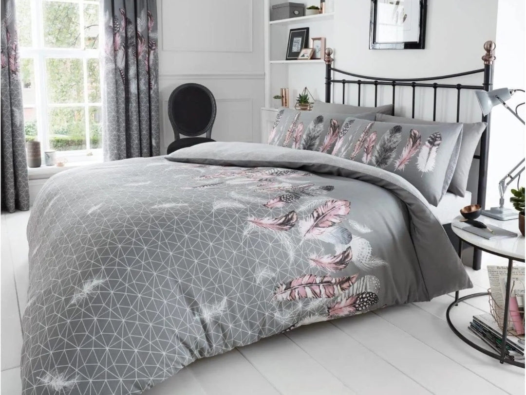 🇬🇧Feathers Bedding - Grey