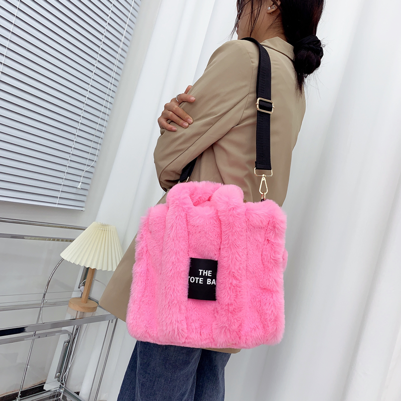 🇬🇧Faux Fur Tote Bag - 9 Colours