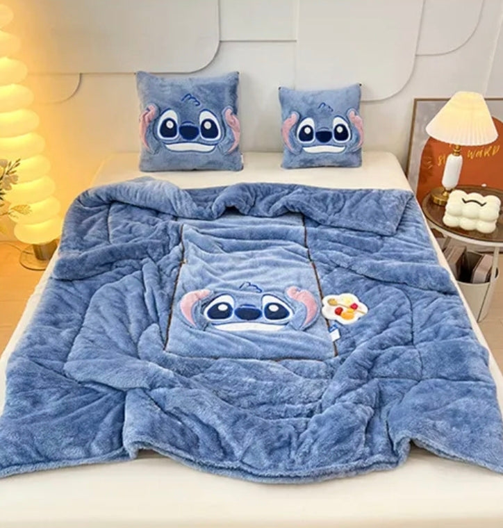 HUGE SALE 2 in 1 Blue Blanket Set