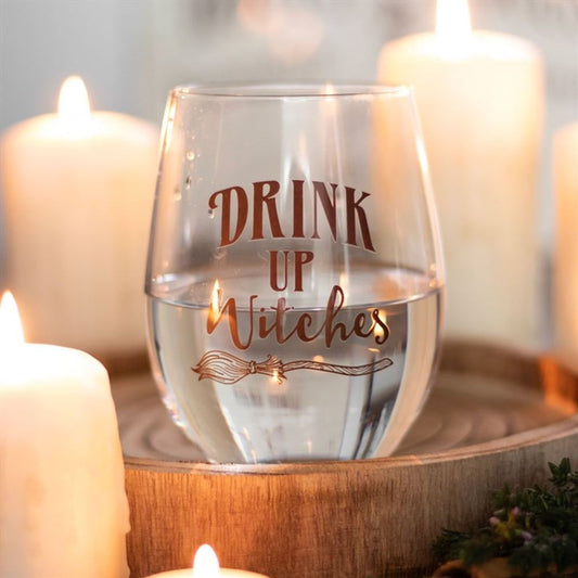 🇬🇧Drink Up Witches Stemless Glass