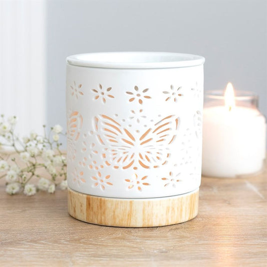 🇬🇧Matte Ceramic Butterfly Oil Burner