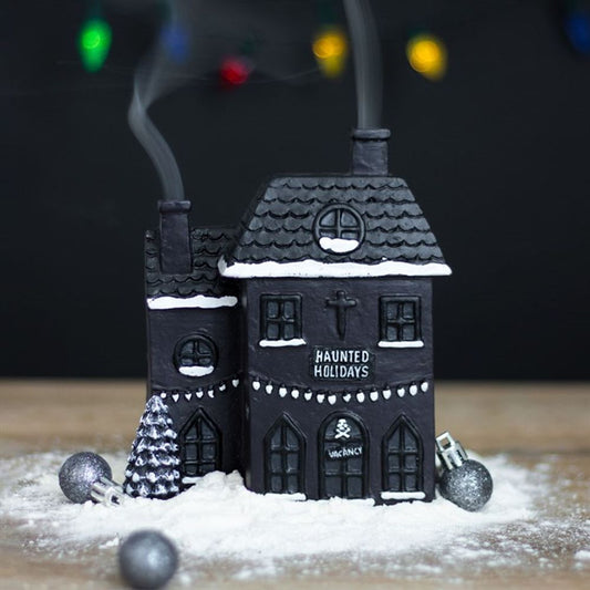 🇬🇧Haunted Holiday House Incense Cone Burner