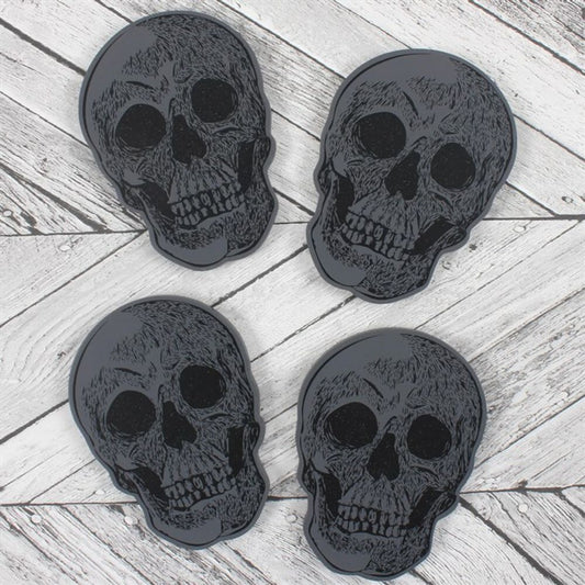 🇬🇧Set Of 4 Skull Coasters